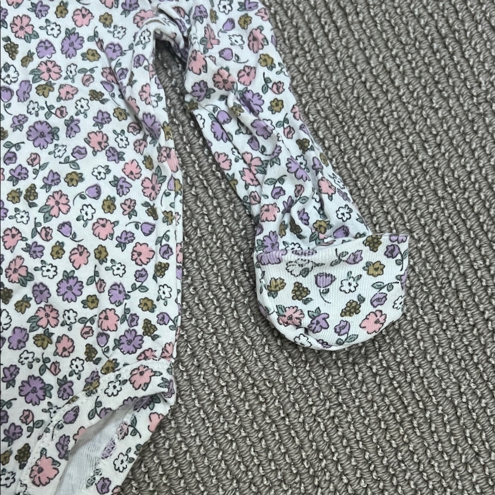 Carter's Multicolor Floral Bodysuit with matching Leggings - Picture 5 of 9